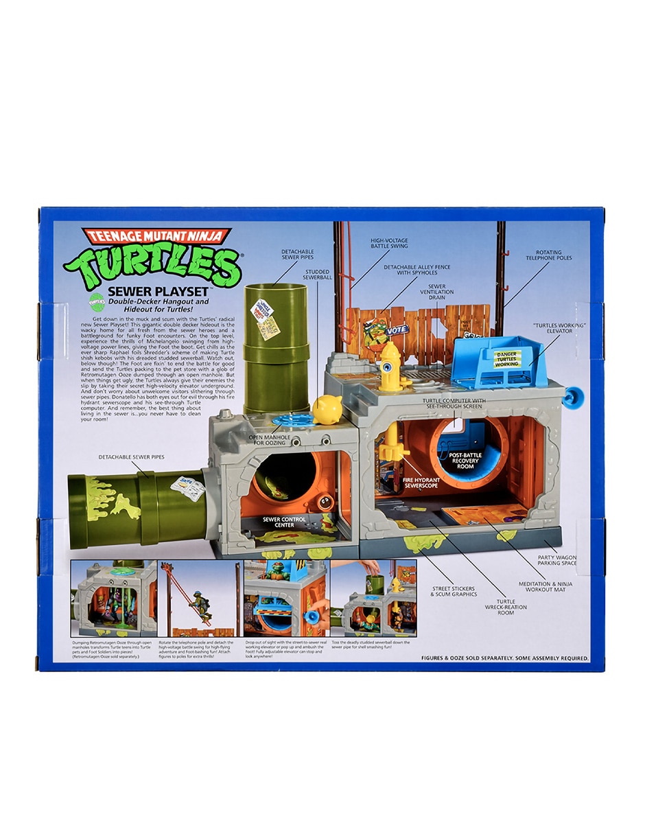 Set figuras acción Tortugas Ninja Namco-Bandai 4