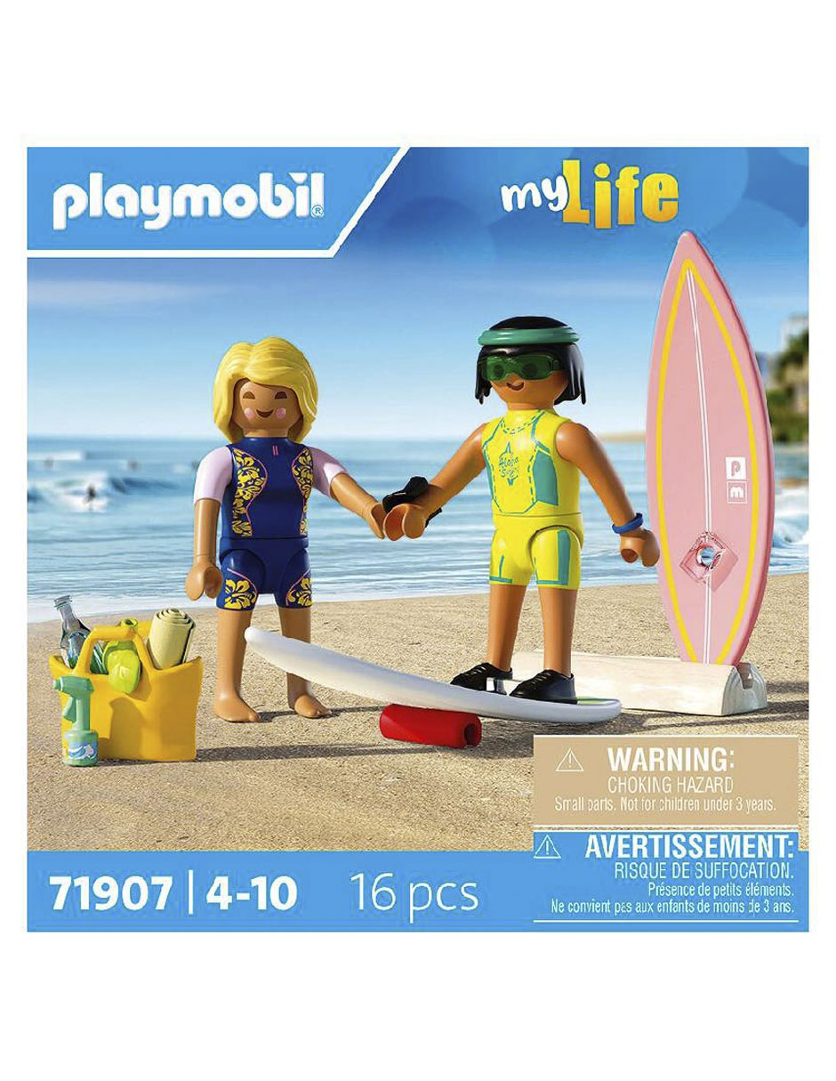 Playmobil Pequeña Escuela De Surf Vacation On The Beach 71907 3