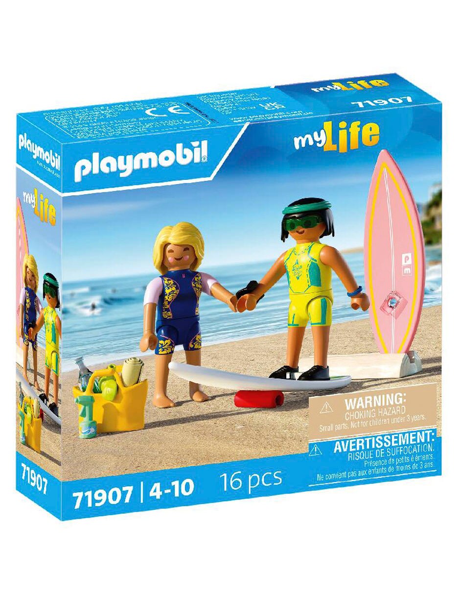 Playmobil Pequeña Escuela De Surf Vacation On The Beach 71907 4