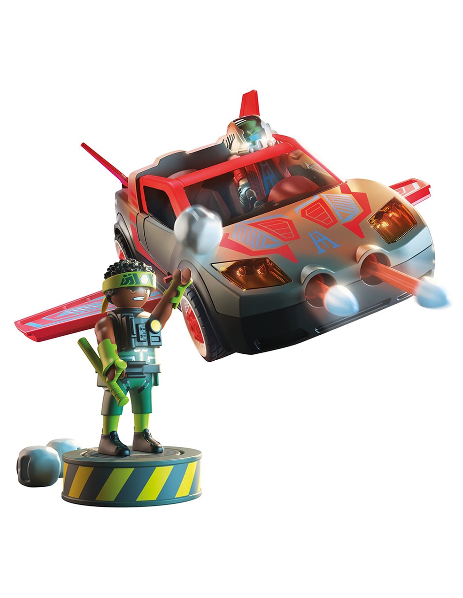 Playmobil Pm Héroe con vehículo