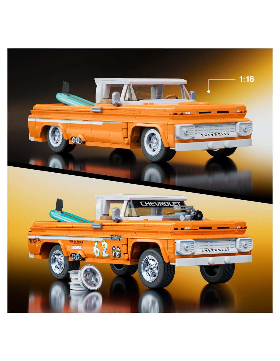 Mattel Elite Camioneta Custom '62 Chevy JFT20 Hot Wheels 3