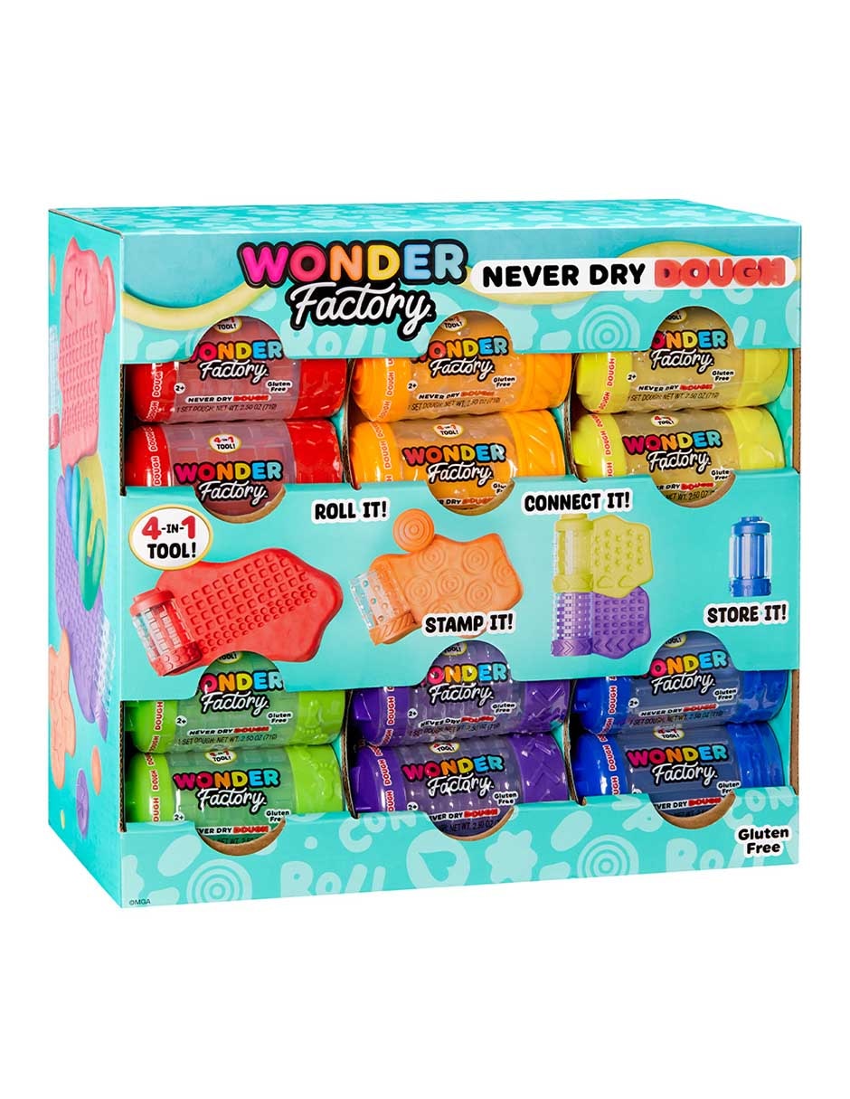 Set de juego wonder factory singles dough 6
