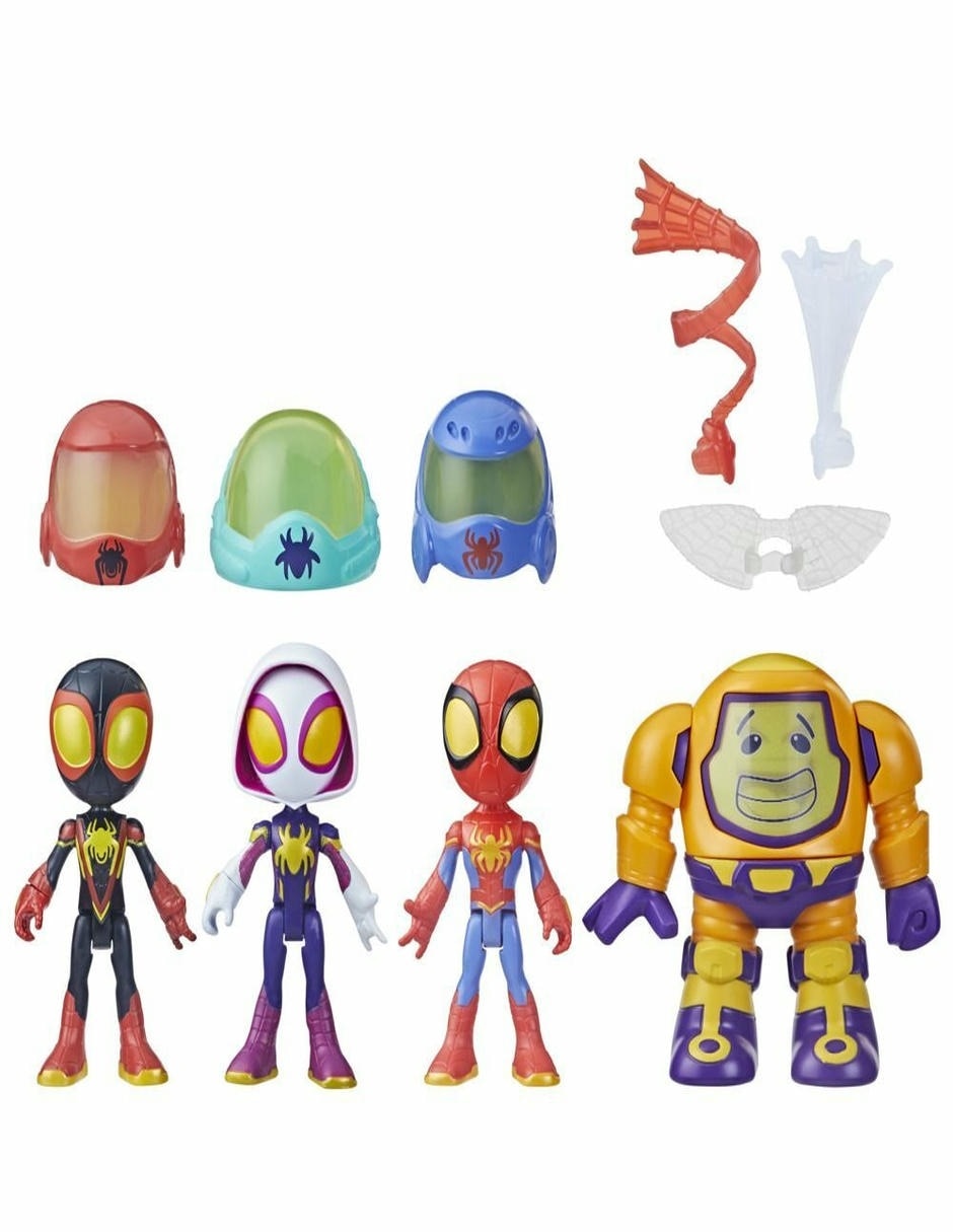 Set figuras acción articulada Spidey and His Amazing Friends