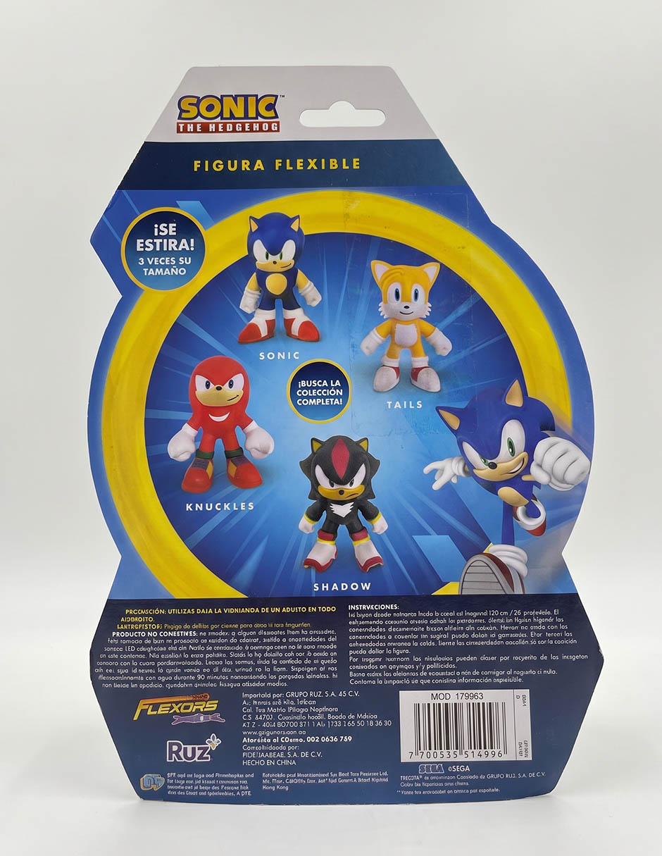 Figura de acción Sonic flexors estándar Ruz