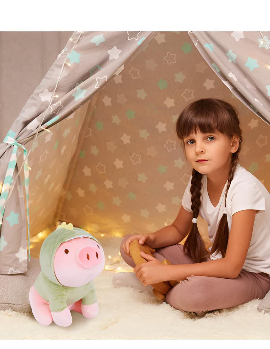 Peluche de cerdo de 28 cm