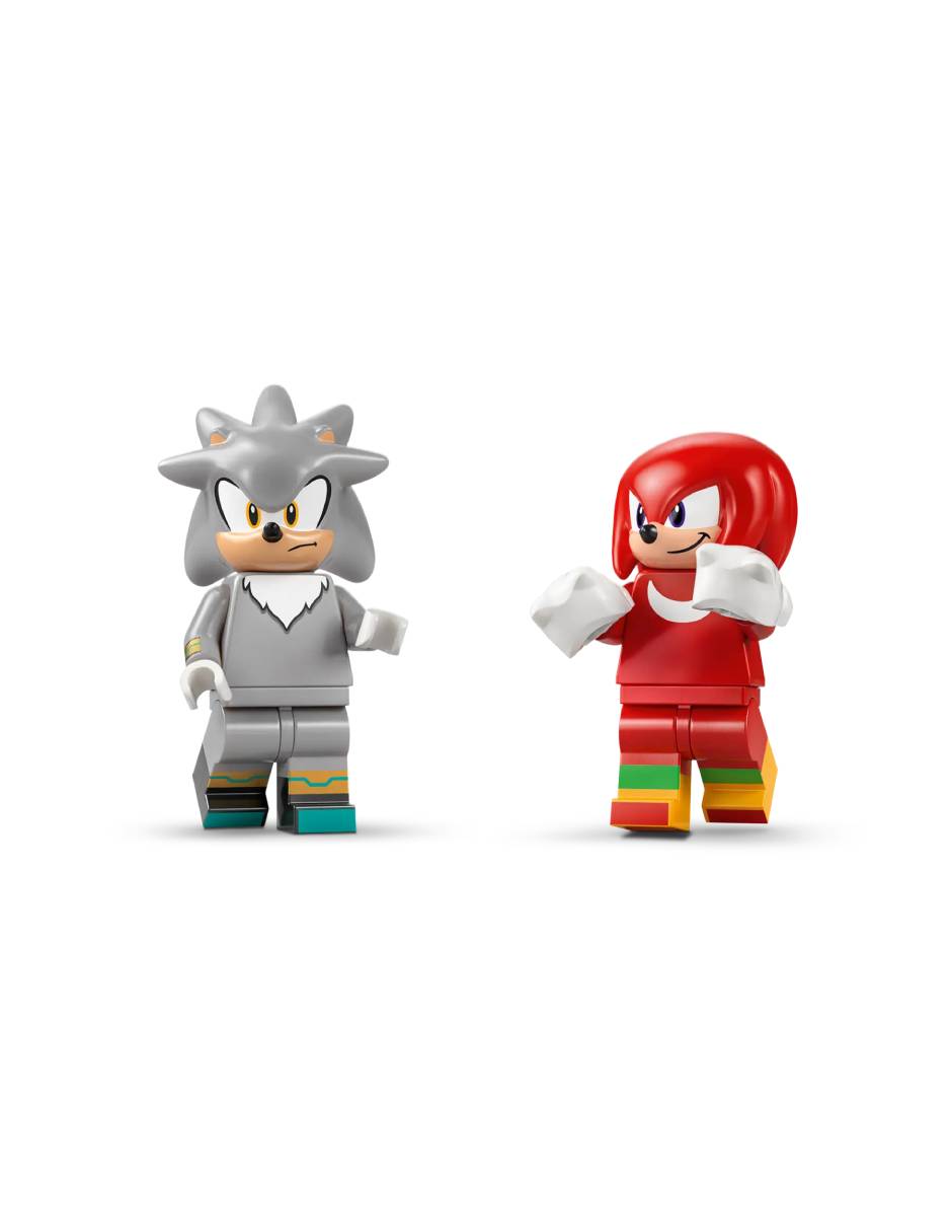Sonic The Hedgehog Set De Lego Sonic Silver'S Car Vs. Knuckles Monster Truck 77118 77118 5