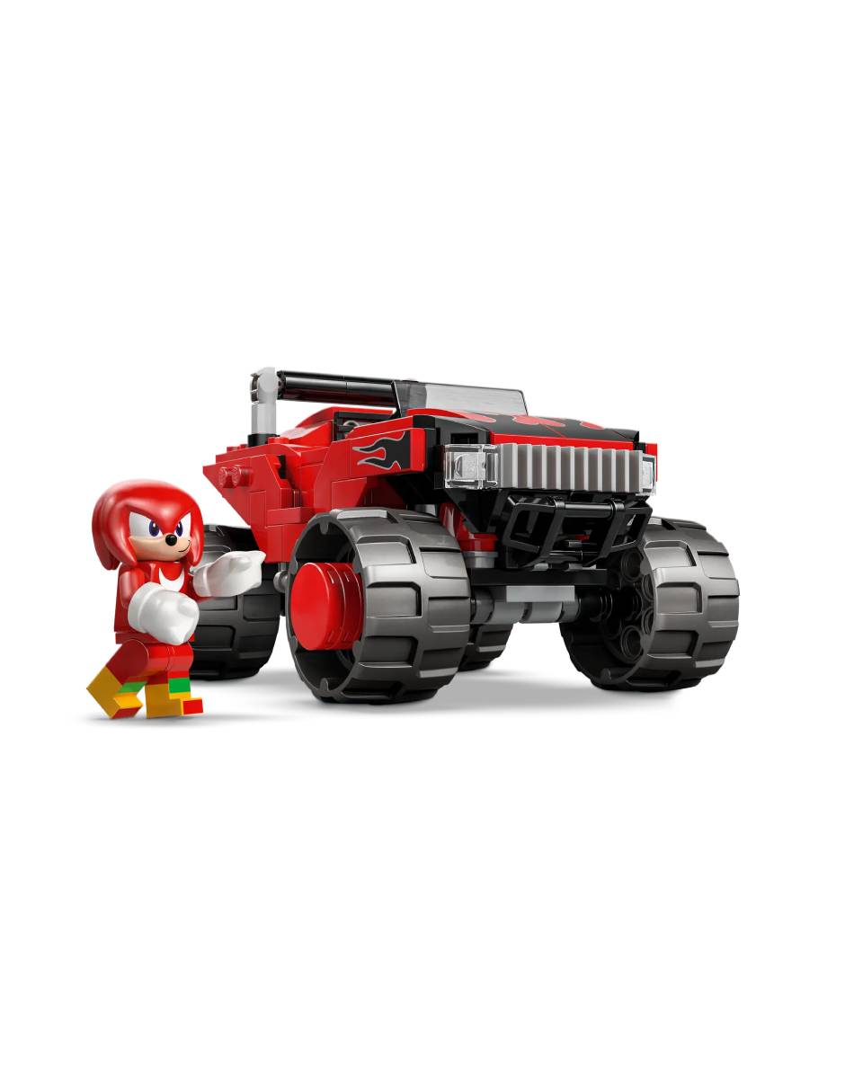 Sonic The Hedgehog Set De Lego Sonic Silver'S Car Vs. Knuckles Monster Truck 77118 77118 7