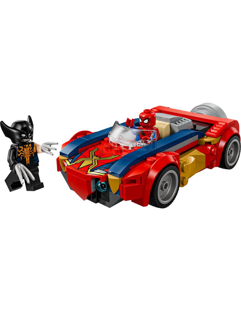 LEGO Set De Lego Super Heroes Marvel Spider-Man Car Vs. Venomized Wolverine 76336 76336 2
