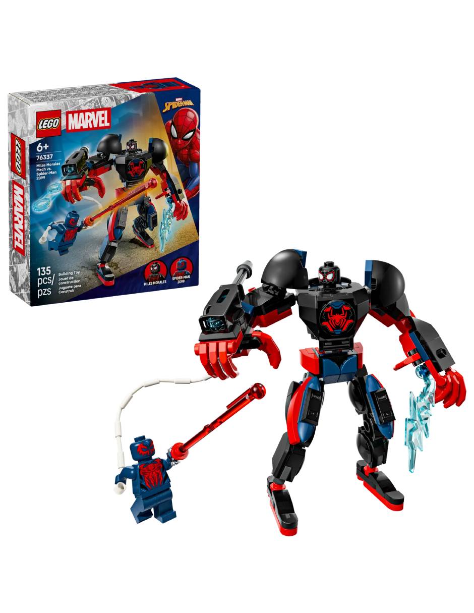 Spider-Man Set De Lego Super Heroes Marvel Miles Morales Mech Vs. Spider-Man 2099 76337 76337 Marvel