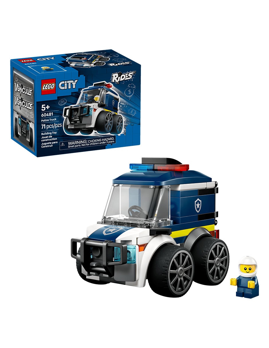 Set De Lego City Brick Rides Rides – Police Truck 60481 60481 Rides