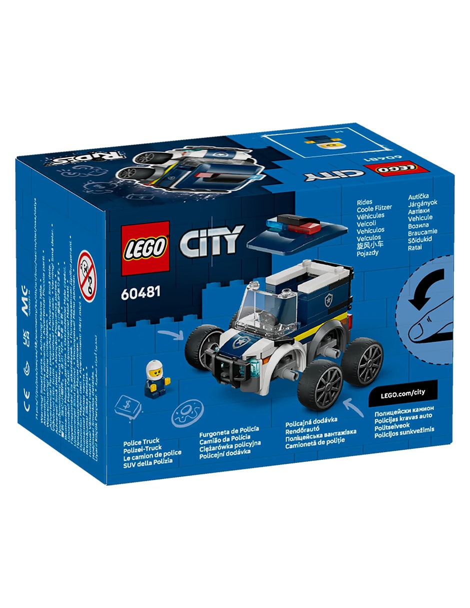 Set De Lego City Brick Rides Rides – Police Truck 60481 60481 Rides 3