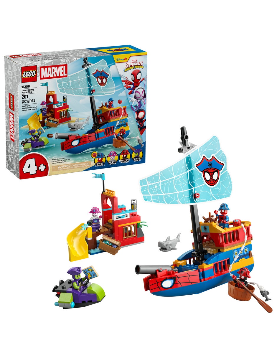 Marvel Set De Lego Spidey Team Spidey Pirate Ship 11208 11208