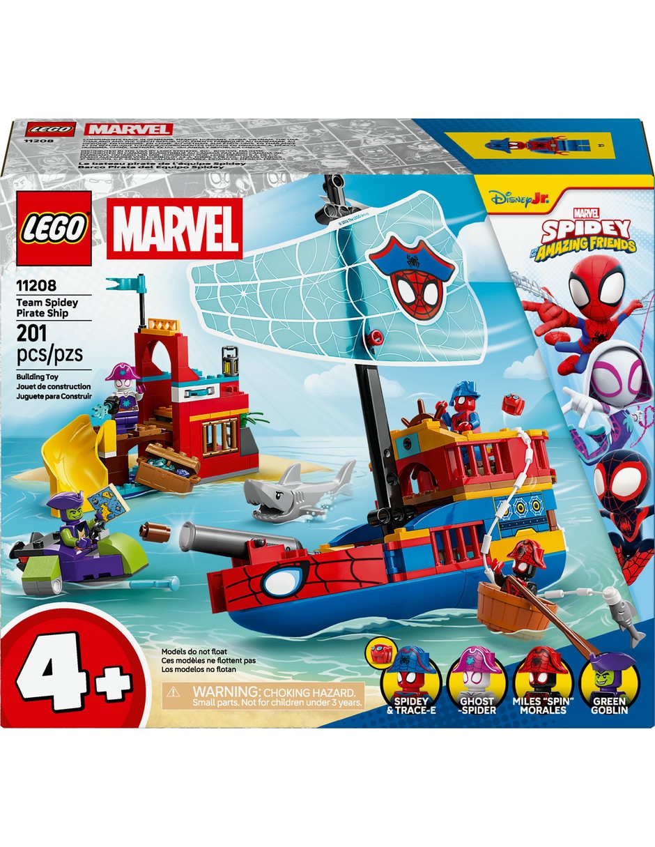 Marvel Set De Lego Spidey Team Spidey Pirate Ship 11208 11208 2