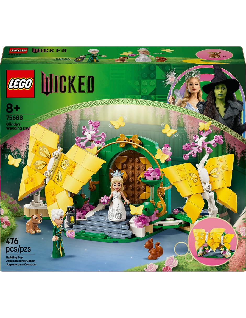 LEGO Wicked Boda De Glinda Mariposas De Juguete 75688 Wicked 3