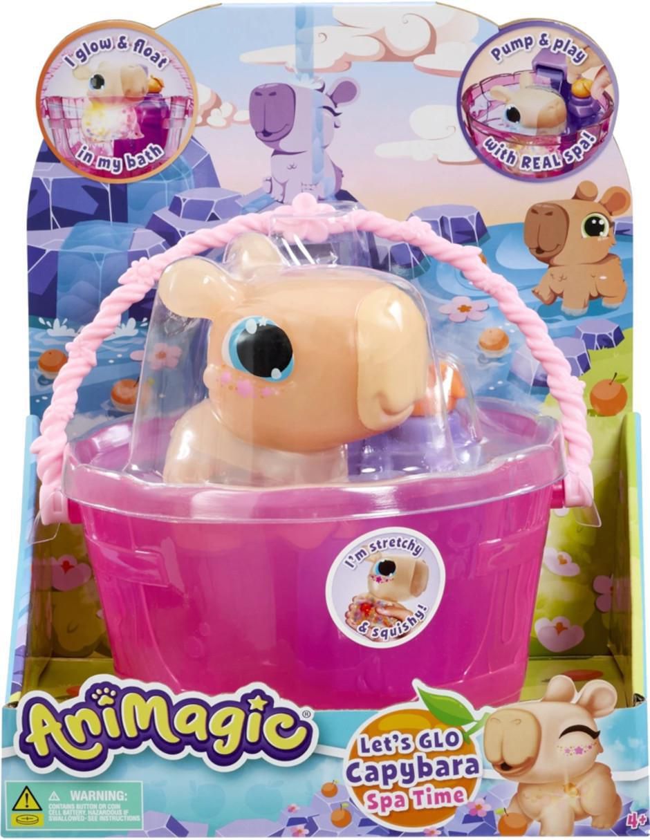 Let's Glo Capybara Spa Time Animagic juego recreativo infantil unisex