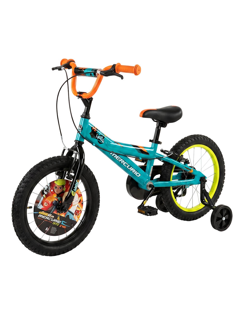 Bicicleta Infantil Mercurio Rodada 16 Mercurio Para Infantil Unisex