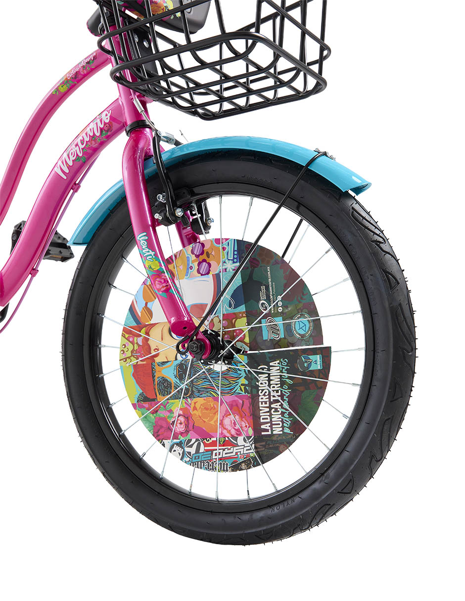 Bicicleta infantil Mercurio rodada 20 para niña