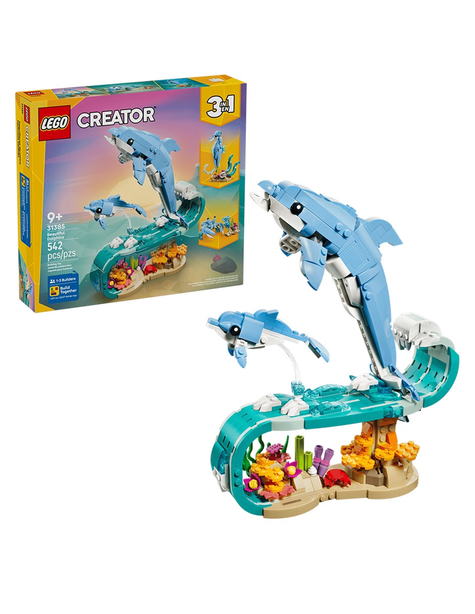 Creator Set De Lego Lego Creator Sea Animals: Beautiful Dolphins 31385 31385 Creator Set De Lego Lego Creator Sea Animals: Beautiful Dolphins 31385 31385