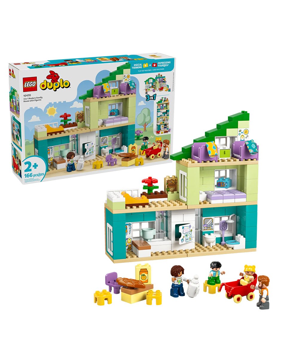 Duplo Set De Lego Duplo Town 3 In 1 Modern Family House With Figures 10470 10470 Duplo Set De Lego Duplo Town 3 In 1 Modern Family House With Figures 10470 10470
