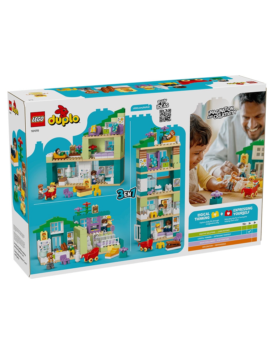 Duplo Set De Lego Duplo Town 3 In 1 Modern Family House With Figures 10470 10470 5