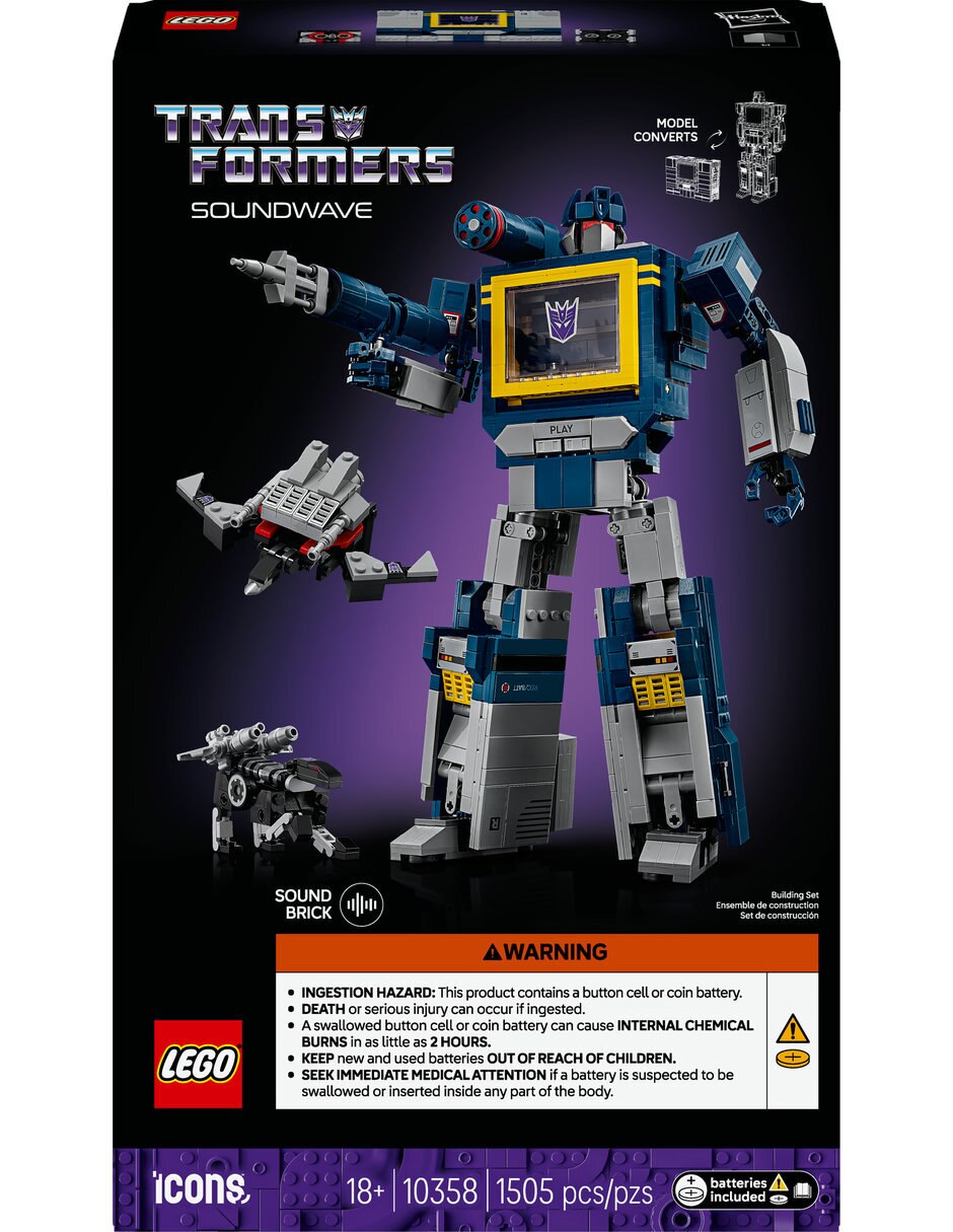 LEGO Transformers Soundwave 10358 3
