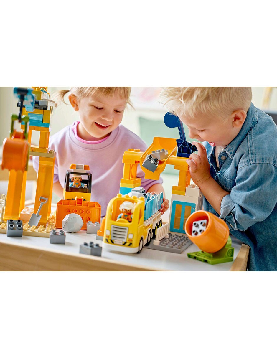 Duplo Set De Lego Duplo Town 3 In 1 Construction Site And Vehicles 10476 10476 11