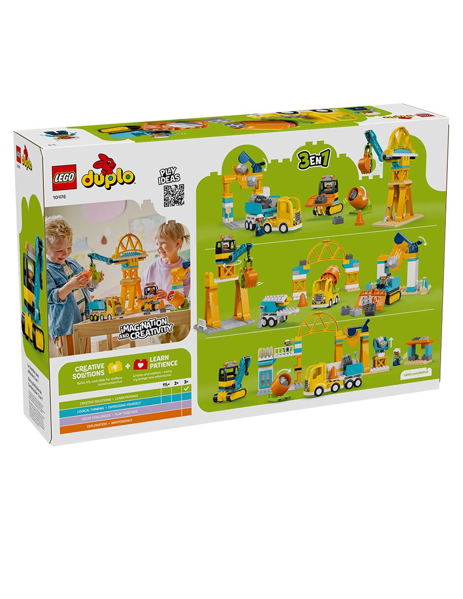 Duplo Set De Lego Duplo Town 3 In 1 Construction Site And Vehicles 10476 10476 8