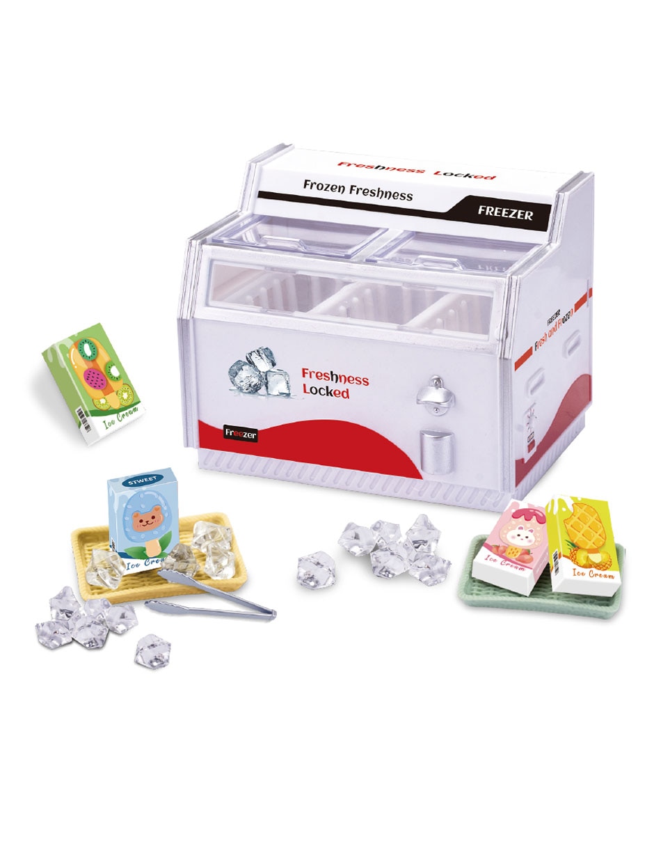 Mini congelador juego de rol para niños