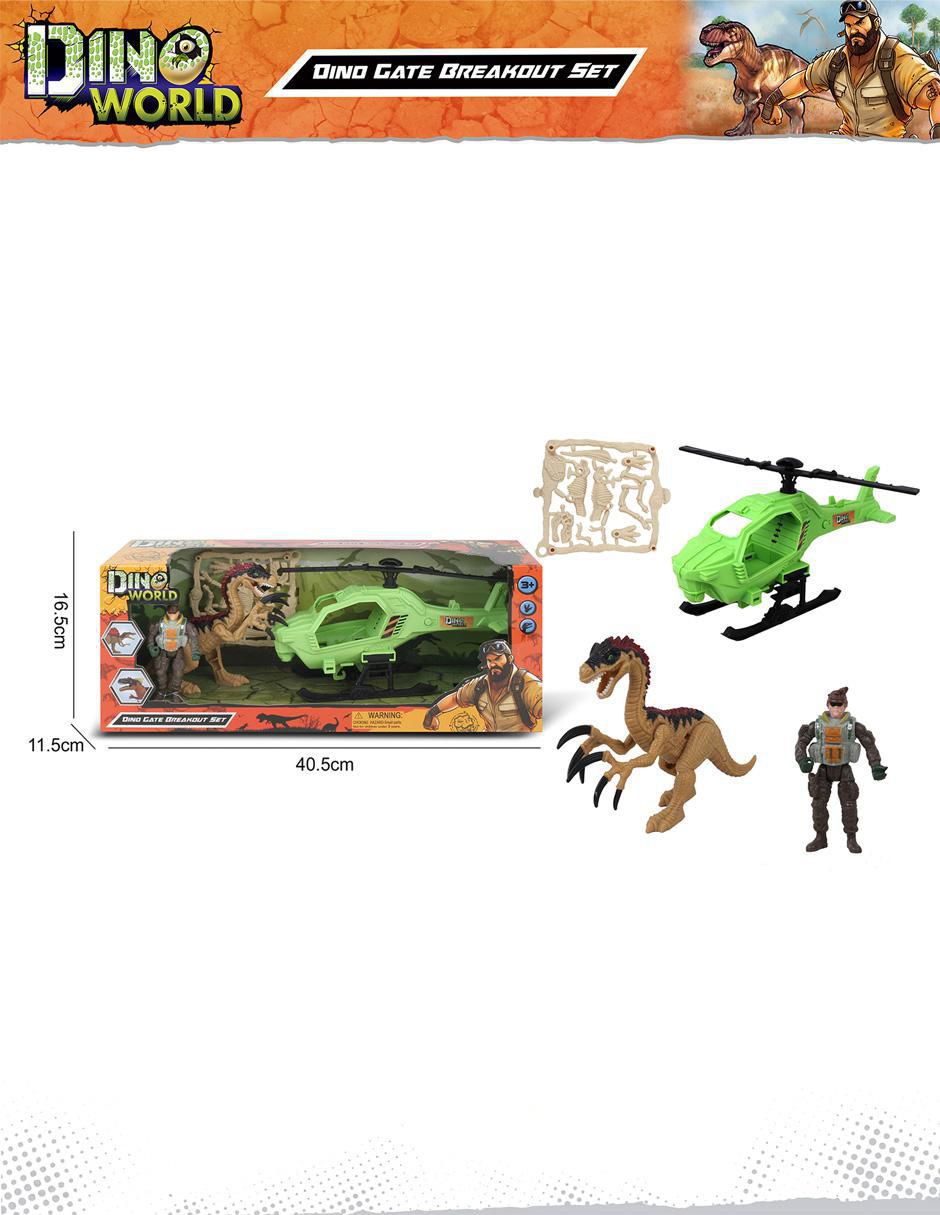 Set figuras acción articulada Dinosaurios Limitada 4