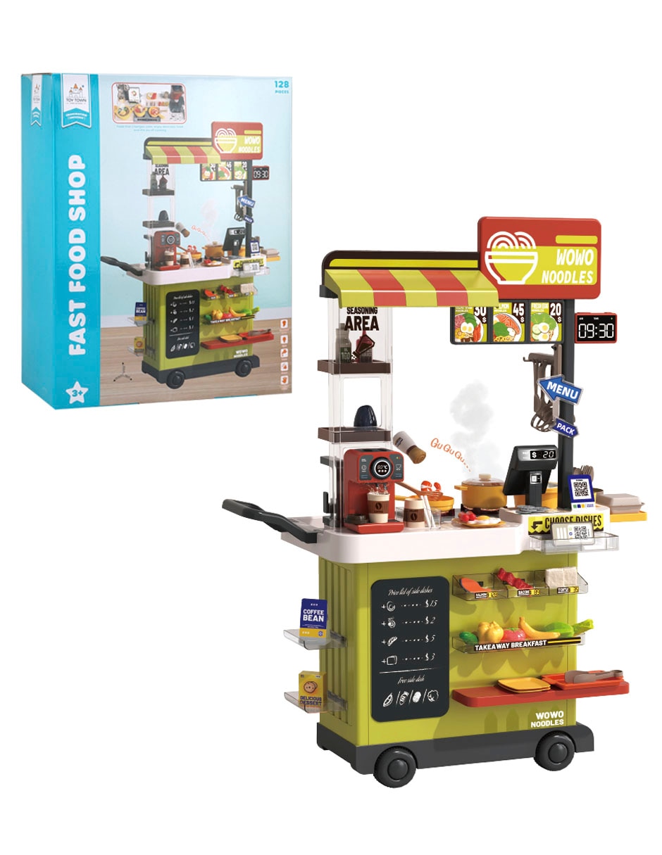 Fast food shop juego de rol para niños