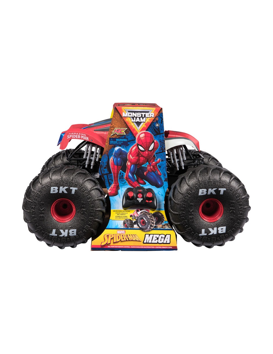 Automóvil monster truck monster jam 6070554 spider-man