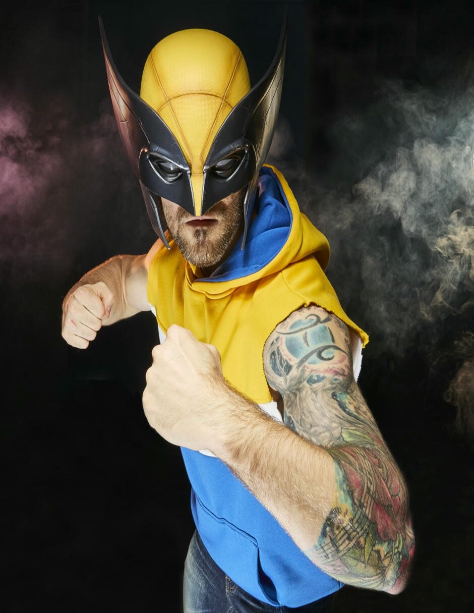 Casco cosplay de Wolverine 12