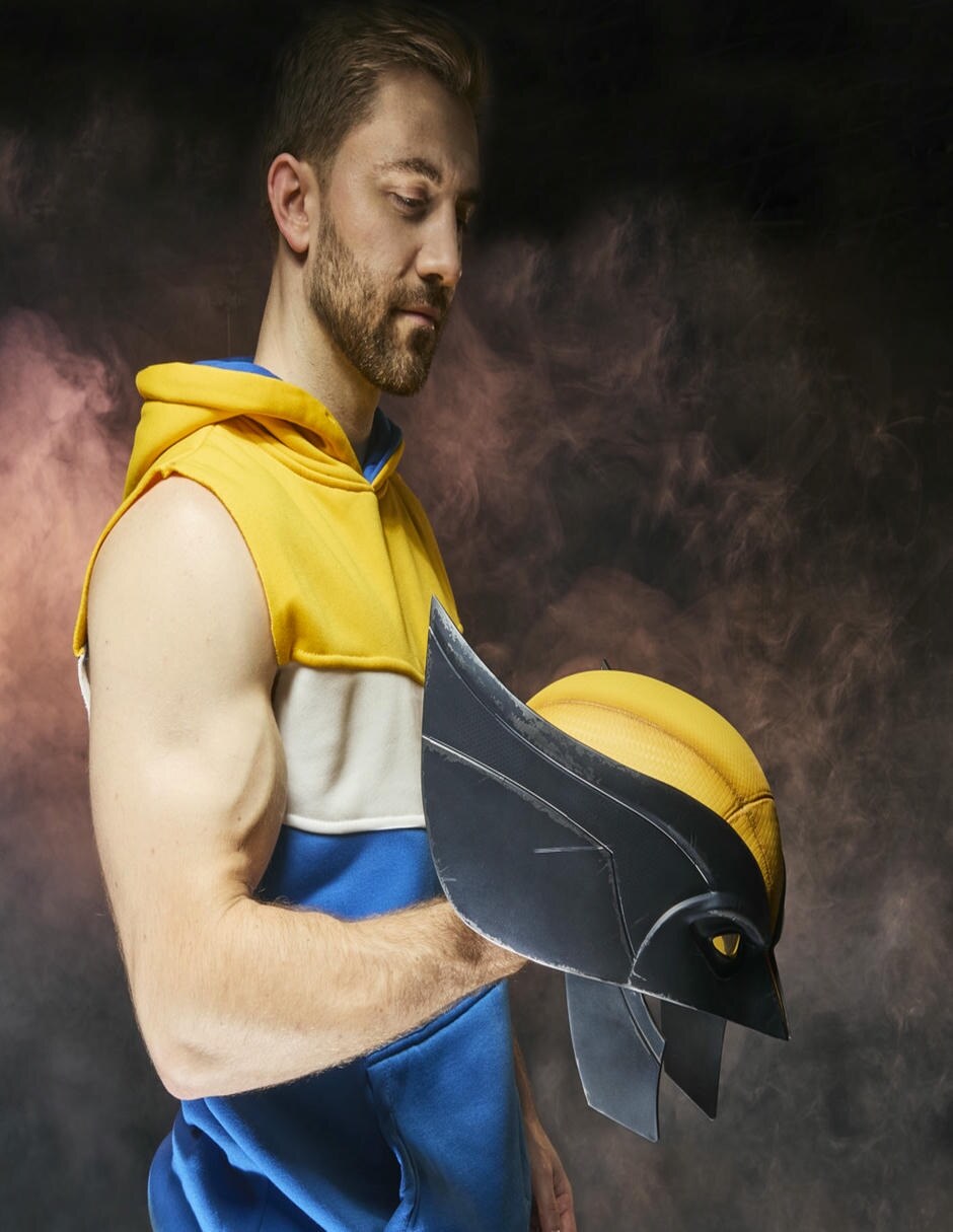 Casco cosplay de Wolverine 9