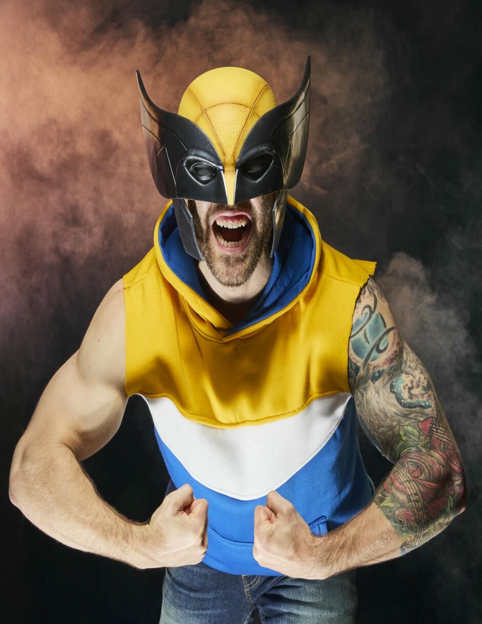 Casco cosplay de Wolverine 10