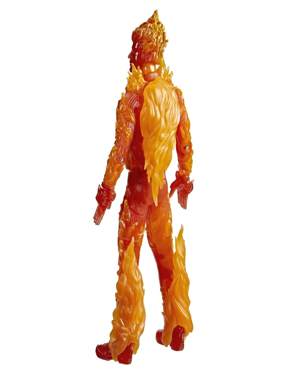 Figura de acción articulada Antorcha Humana fans Marvel con luz y sonido