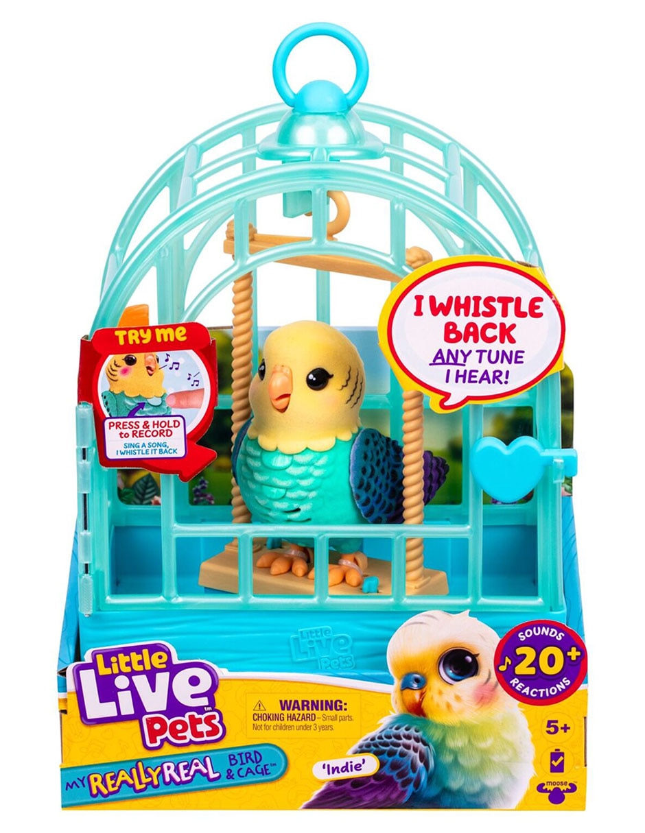 Mascota virtual My Really Real Talking Bird Toy & Cage