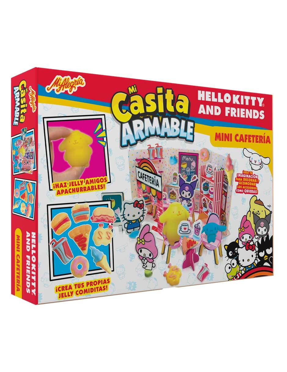 Hello Kitty and Friends Mi Casita Armable Cartón Mini Cafetería 2516 2