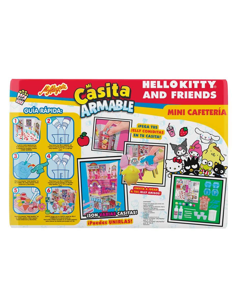 Hello Kitty and Friends Mi Casita Armable Cartón Mini Cafetería 2516 3