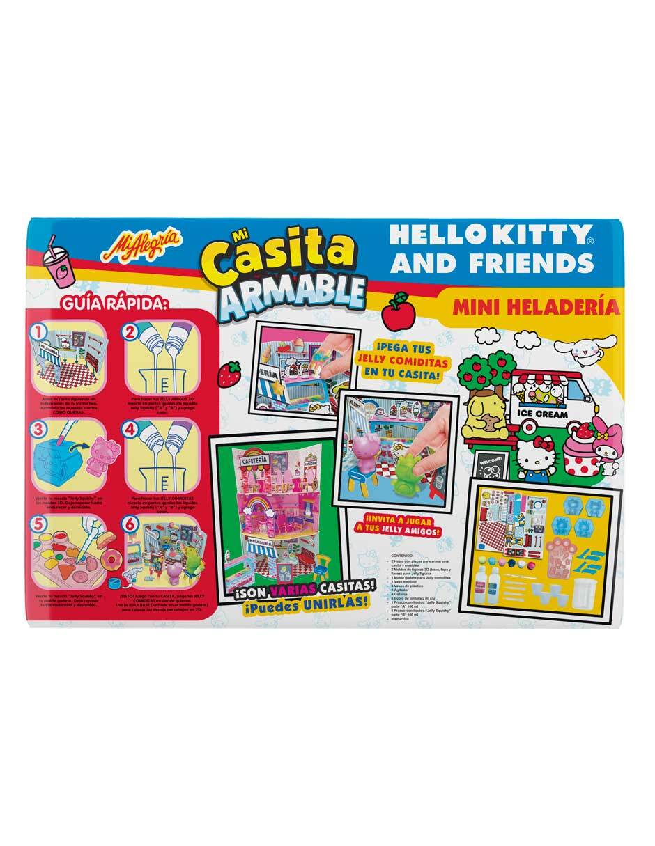 Hello Kitty and Friends Mi Casita Armable Heladería 2517 3