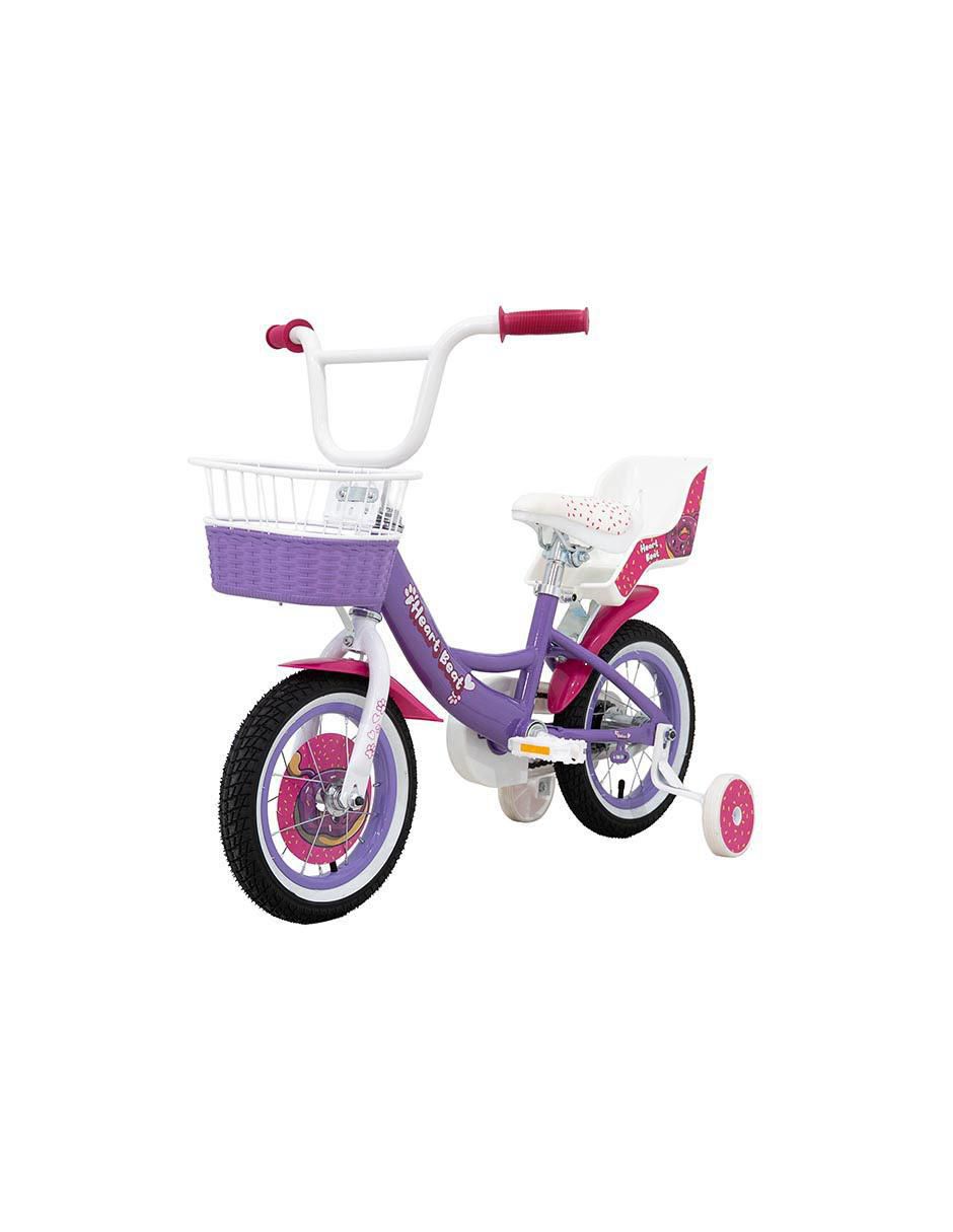 Bicicleta infantil rodada 12 para niña 4