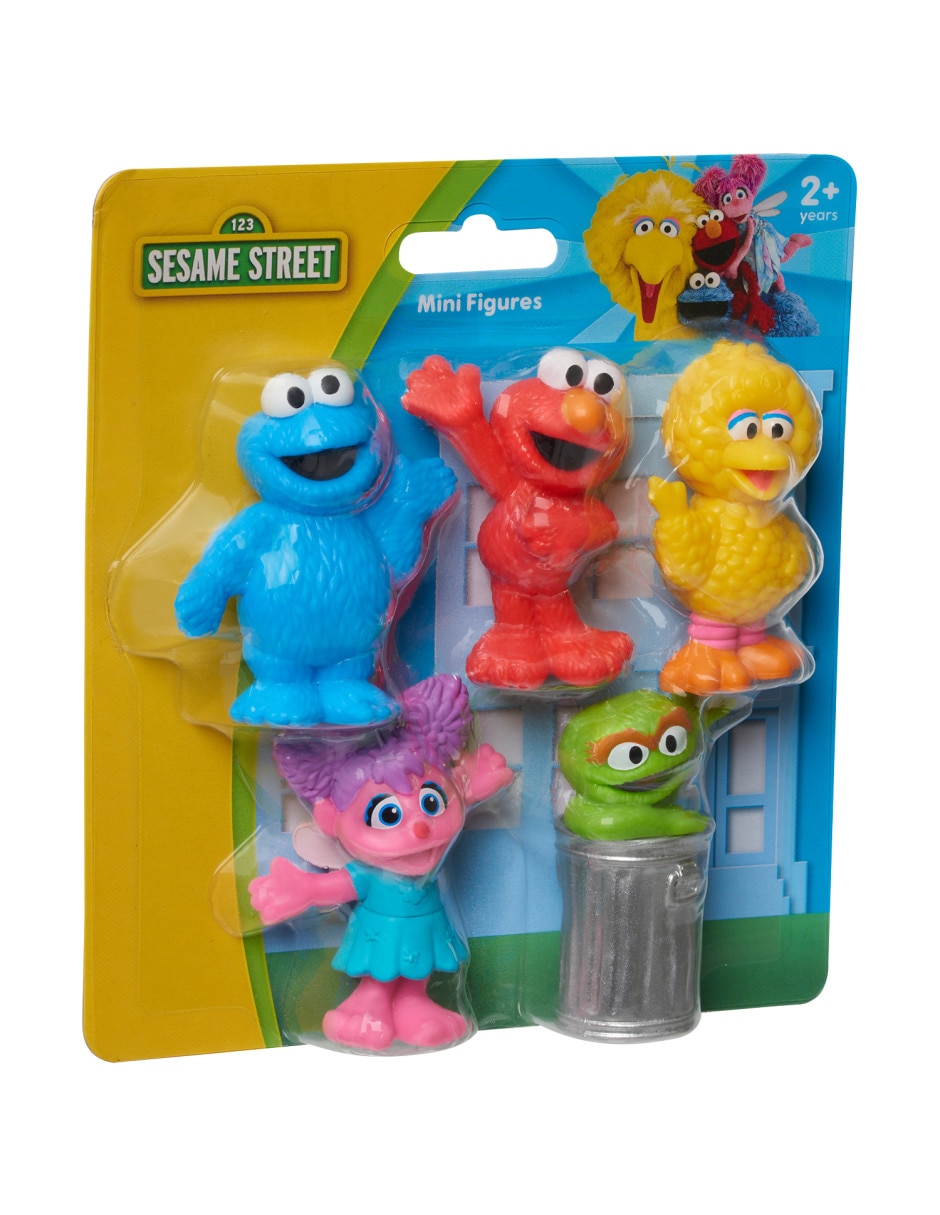 Set figuras de acción Plaza Sésamo 6