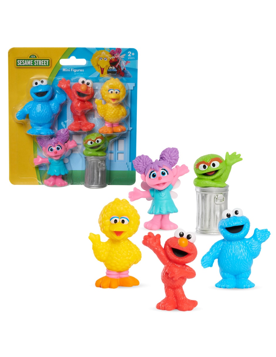 Set figuras de acción Plaza Sésamo 9