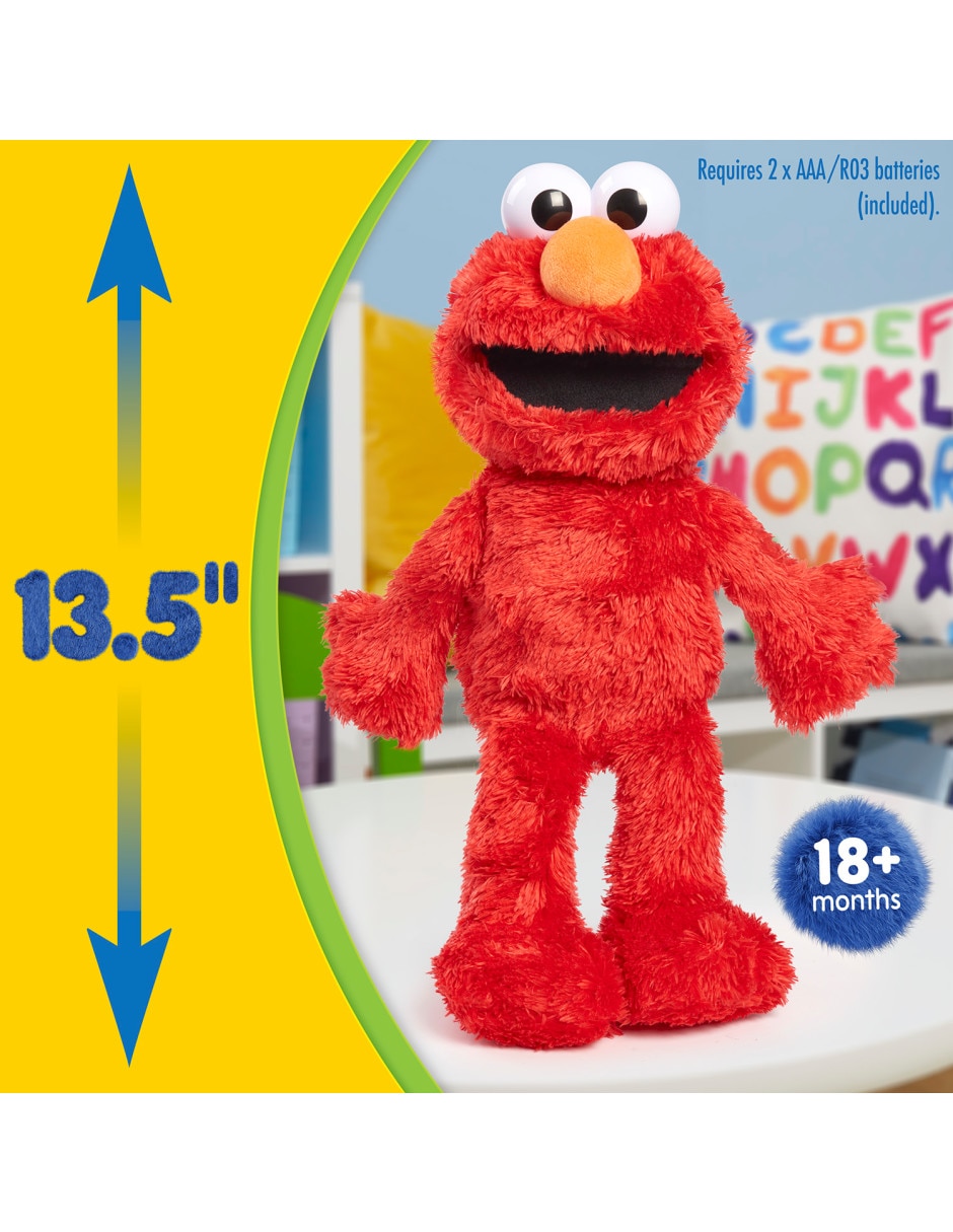 Peluche de Elmo Plaza Sésamo de 34 cm