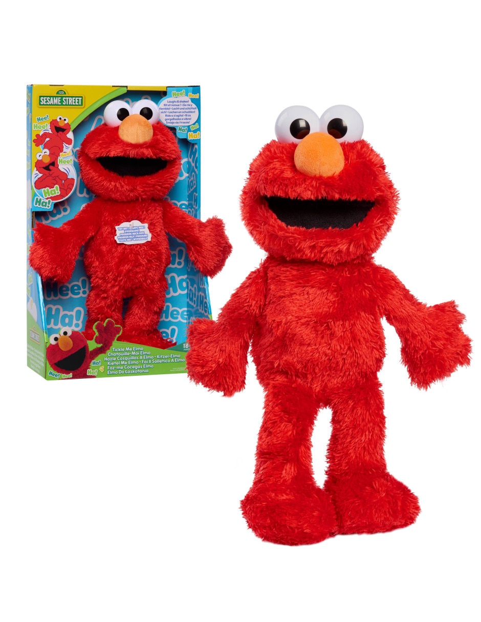 Peluche de Elmo Plaza Sésamo de 34 cm