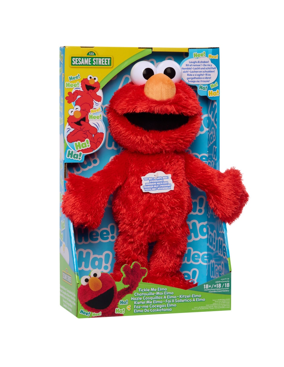 Peluche de Elmo Plaza Sésamo de 34 cm