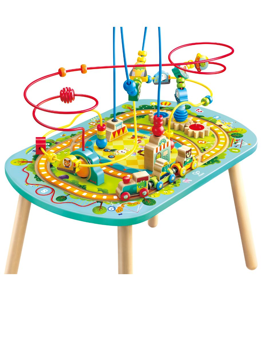 Mesa Laberinto de Ferrocarril Railway juego estimulación temprana para infantil unisex