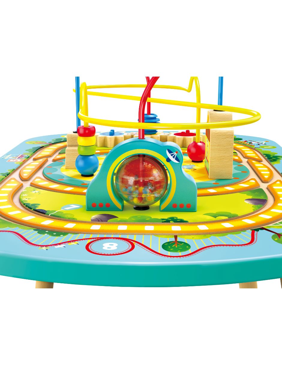 Mesa Laberinto de Ferrocarril Railway juego estimulación temprana para infantil unisex