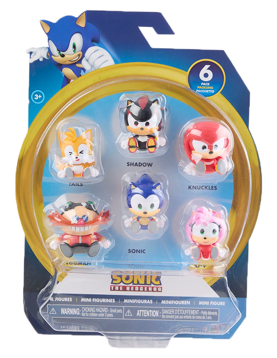 Set figuras acción Sonic Diferentes personajes