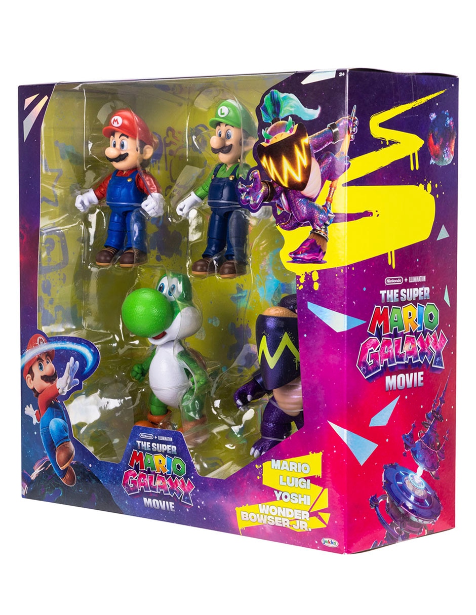 Set Figuras Acción Articulada Super Mario Galaxy Movie Jakks Pacific