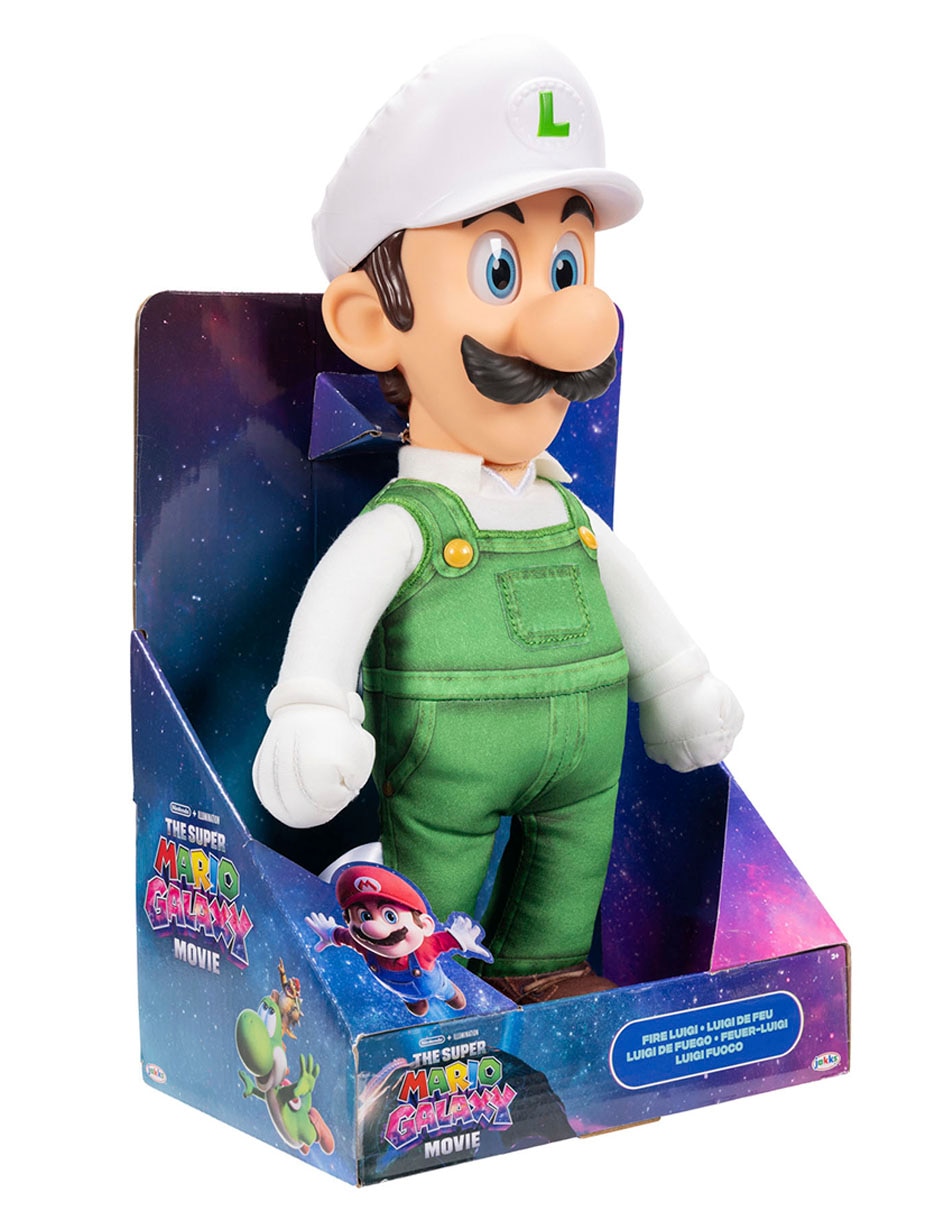 Peluche Super Mario Galaxy Movie Luigi de fuego 2